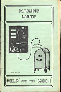 MAILING LISTS